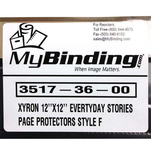 Xyron 12" x 12" Everyday Stories Page Protectors Style F