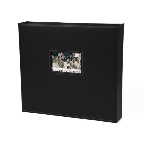 Xyron 12" x 12" Everyday Stories Black Leather Album