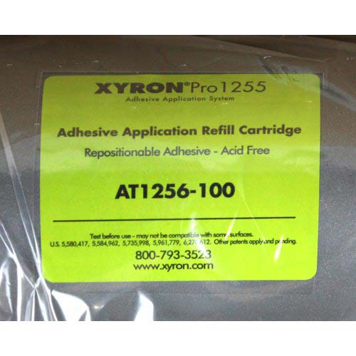 Xyron 1255 Repositionable Adhesive Cartridge 100' - AT1256-100