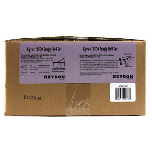 Xyron 4400 Two Sided Standard Laminating Roll Set 38" x 300' - DL3800-300