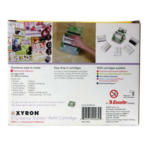 Xyron 510 Acid Free Repositionable Adhesive Cartridge - AT1606-18