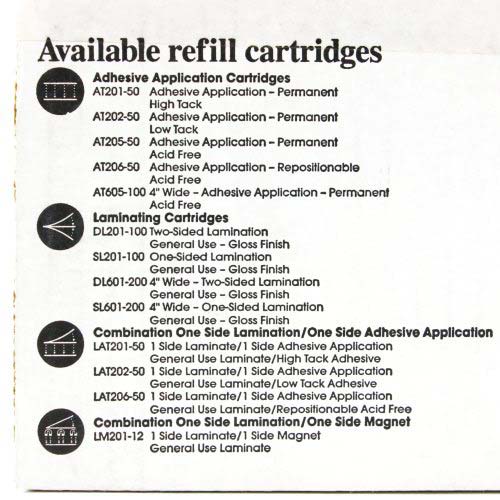 Xyron 850 Permanent Adhesive Cartridge 50' - AT201-50