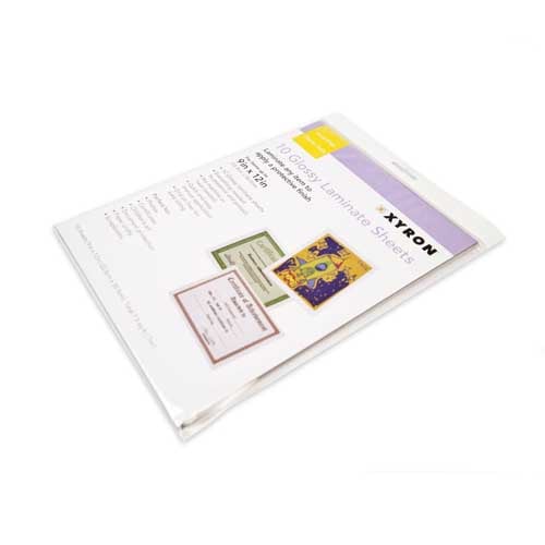 Xyron 9" x 12" Glossy Lamination Sheets - 10pk