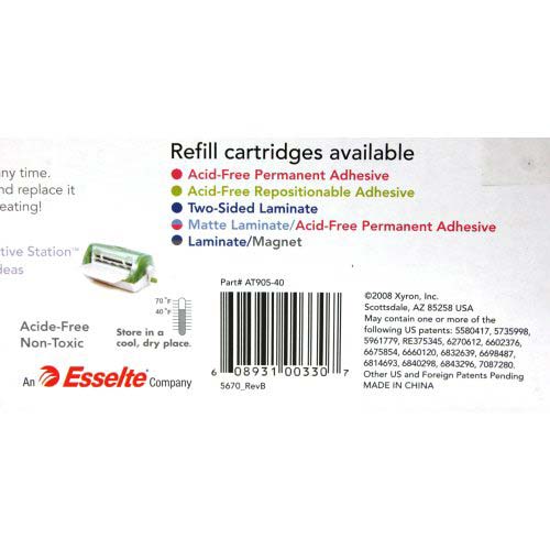 Xyron 900 Acid Free Permanent Adhesive Cartridge - AT905-40
