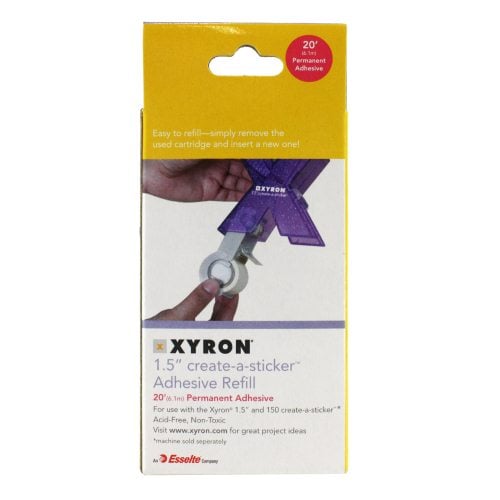 Sticker Cartridges Xyron Create-A-Sticker 150 Refill Cartridge - 20ft Easy Install ...