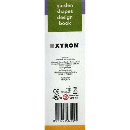 Xyron Personal Cutting System Garden Shapes Design Book