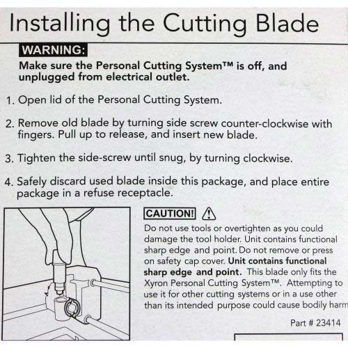 Xyron Personal Cutting System Replacement Blade Kit