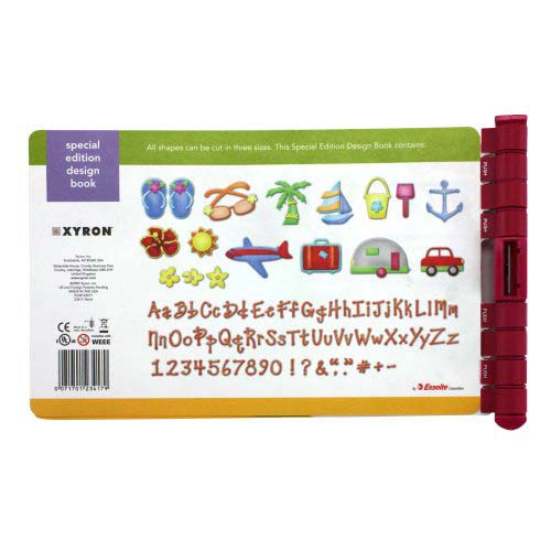 Xyron Personal Cutting System Vacation shapes & font