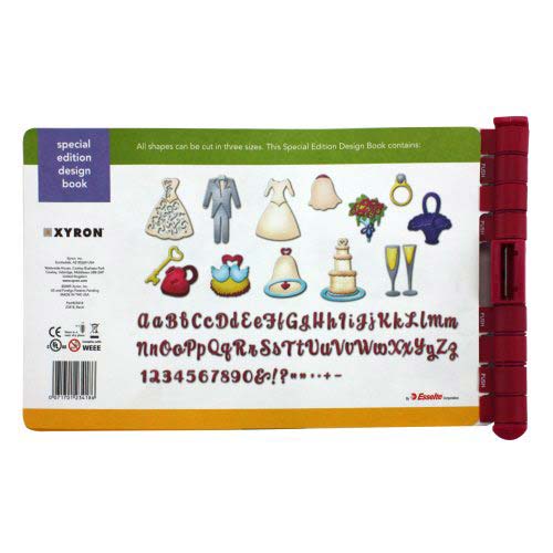 Xyron Personal Cutting System Wedding shapes & font