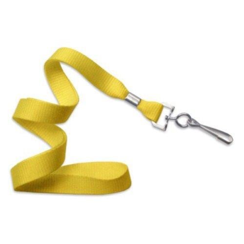 Yellow Microweave Lanyard with NPS Swivel Hook  - 100pk
