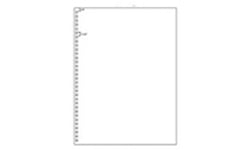 Office Papers Pre-Punched Binding Papers