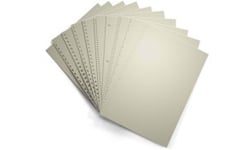 Gray Pre-Punched Binding Paper