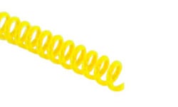 Translucent Yellow Spiral Binding Coils