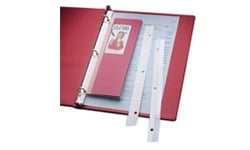 Attaching Strips for Ring Binders