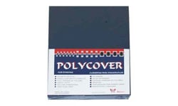 Navy Leather Grain Poly Covers