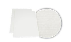 White Linen Weave Binding Covers