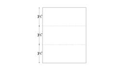 20 lb Horizontal Perforated Paper