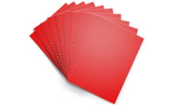 Re-Entry Red Pre-Punched Paper