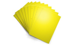 Solar Yellow Pre-Punched Paper