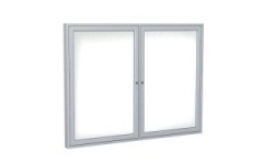 2-Door Indoor Enclosed Whiteboards