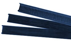 Navy Blue Metal Binding Spines