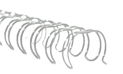 Visit Silver Twin Loop Wire Binding Spines