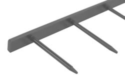 Dark Gray Velobind Binding Strips