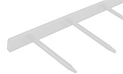 White Velobind Binding Strips