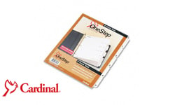 Cardinal White One Step Index Dividers