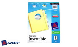 Avery Insertable Index Dividers