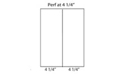 20 lb Vertical Perforated Paper