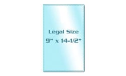 Legal Size Sticky Back Laminating Pouches