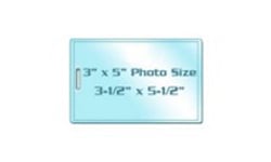 3" x 5" Photo Size Laminating Pouches with Slot 3" x 5" Photo Size Laminating Pouches with Slot