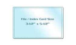 File / Index Size Laminating Pouches