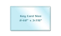 Key Card Size Laminating Pouches