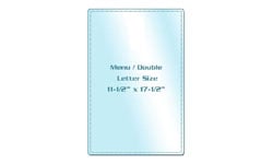 Menu / Double Letter Pouches