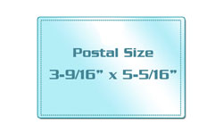 Postal Size Laminating Pouches