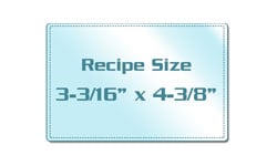 Recipe Card Size Laminating Pouches