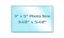 3" x 5" Photo Size Sticky Back Laminating Pouches 
