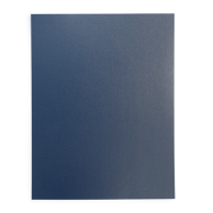 Royal Blue/Navy 8.5" x 11" Regency Leatherette Vinyl Covers - 100pk Image 1