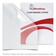 11" x 17" Crystal Clear Binding Covers Image 1