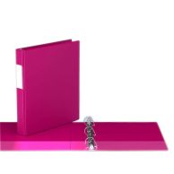 Pink Premium Economy Angle D Ring Binders - 6pk