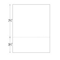 20lb Horizontal 8.5" X 11" Perforated Paper