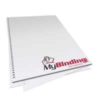 8.5" x 11" 4:1 Coil 43 Hole Pre-Punched Binding Paper Image 1