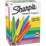 Sharpie Pocket Highlighters (Assorted Colors, Narrow Point) - 36/Box (2133497) Image 1