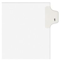 Avery 1 Individual Number Legal Index Avery Style Dividers (25pk) Image 7