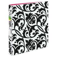 Avery 1" Damask Fashion Durable View Binders with Round Ring - 6pk Image 1
