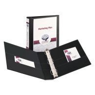 Avery Black Durable View Binders with EZD Rings