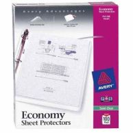 Avery Economy Weight Sheet Protectors Semi-Clear Image 1