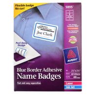 Avery Name Badge Label 2-1 3 x 3-3 8 with Border 400pk Image 1